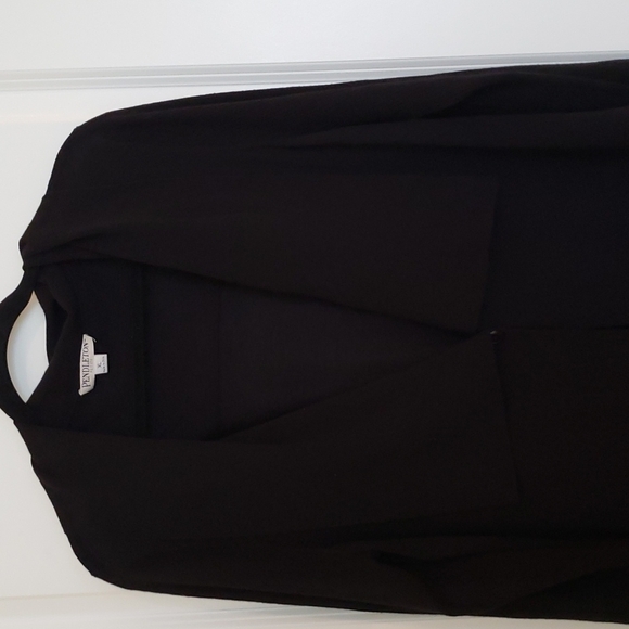 Pendleton Petite Black Merino Wool Draping Cardigan - Size XL - Picture 8 of 11